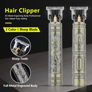 Retro T9 Original Haircutting Machine Set Jackets Trimmer Men’s Electric Shaver Male Lence Pro Barber Shaver for Sensitive Areas