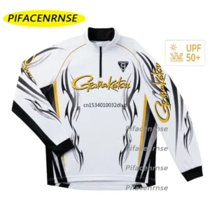 Sport Fishing Long Sleeve Clothes Anti-UV Sunscreen Breathable Quick Dry Outdoors Sports Summer Fishing Clothing