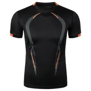Summer men’s fitness sports training Breathable short sleeve quick drying clothes men’s sports fashion short sleeve T-shirt