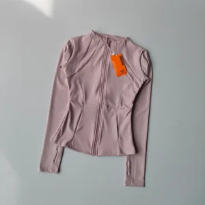 Sports Coat, Women’s Autumn and Winter Slim Fit, Professional Quick Drying Clothes Slimming Sports Long Sleeved Prati Yoga Top