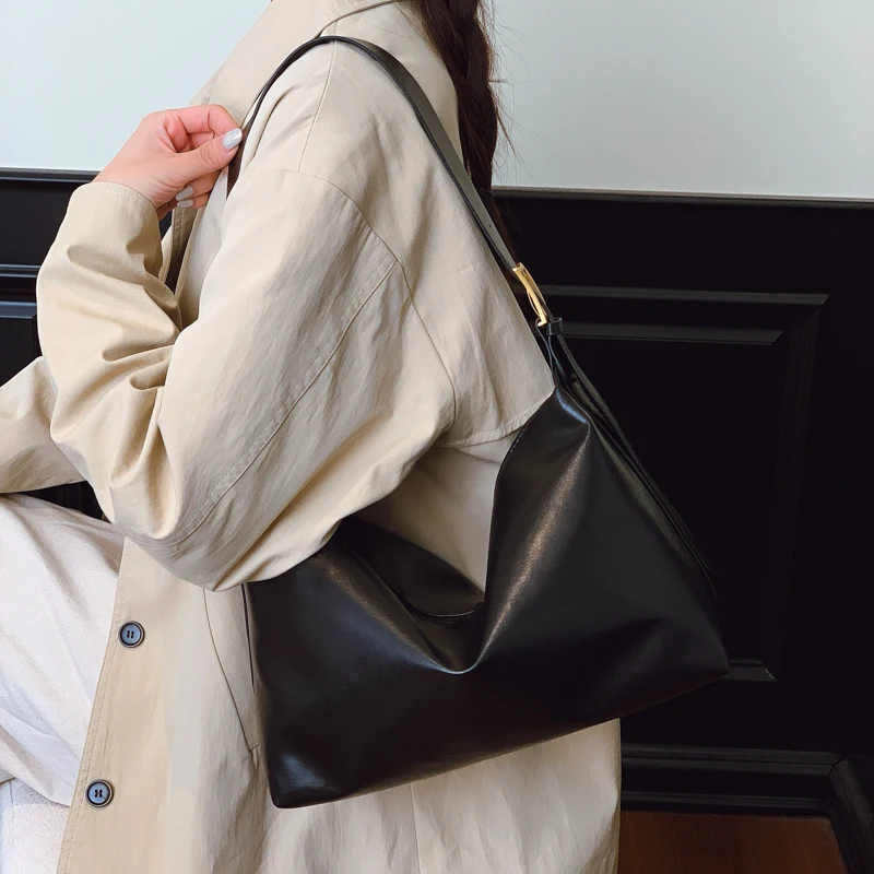 Crossbody Bags for Women Large Capacity Simple Design Handbags Solid Shoulder Bags Female Casual Travel Shopping Commuting Totes - Image 3