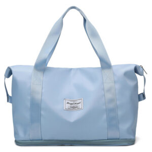 Expandable Gym Tote with Wet Pocket