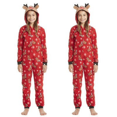 Reindeer Print Winter Pajamas - Image 2