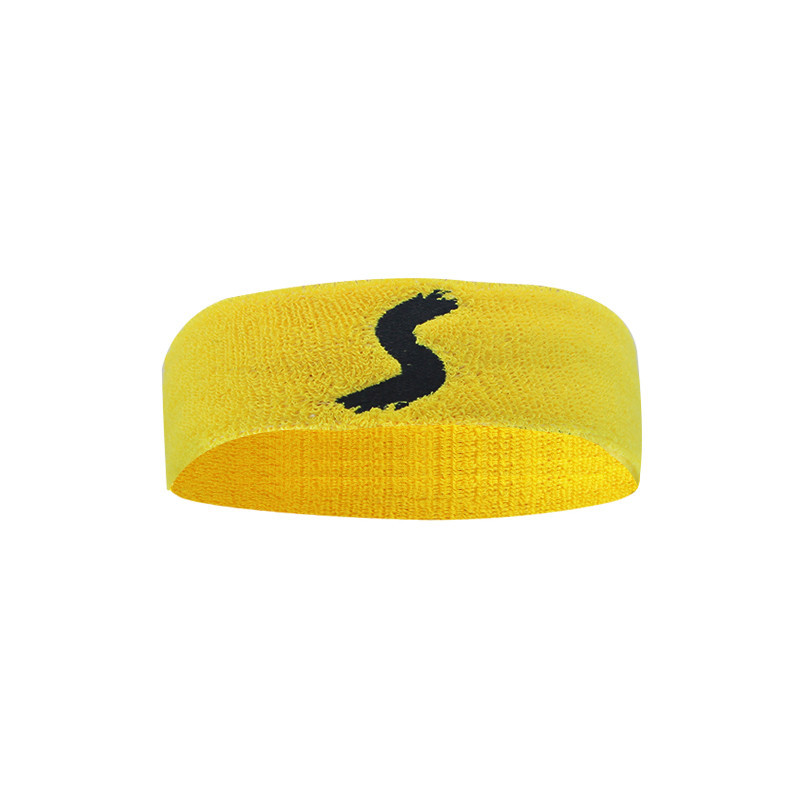 Cotton Sports Headband in Yellow