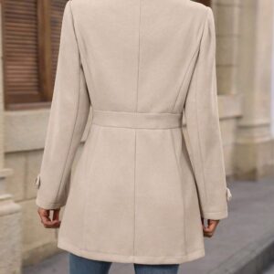 Women’s Single-Breasted Lapel Coat