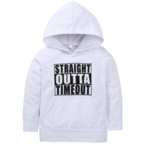 Kids’ Letter Print Hoodie