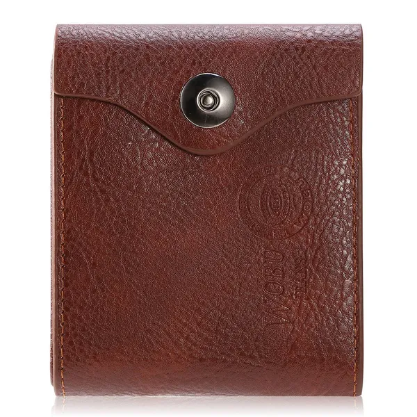 Men's Faux Leather Bifold Wallet