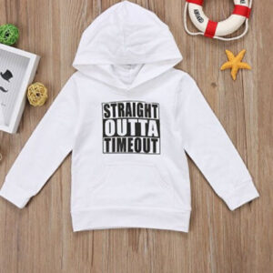 Kids’ Letter Print Hoodie