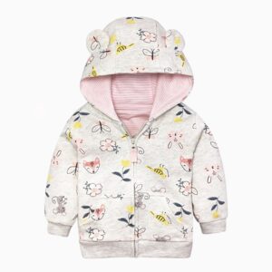Toddlers’ Cotton Hooded Jacket