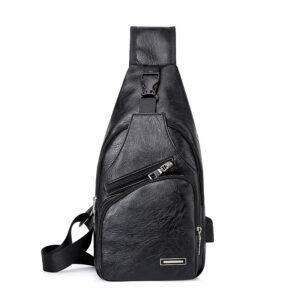 Faux Leather Sling Bag