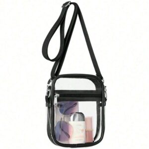 Clear Zip Crossbody Bag