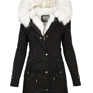 Faux Fur Hooded Parka