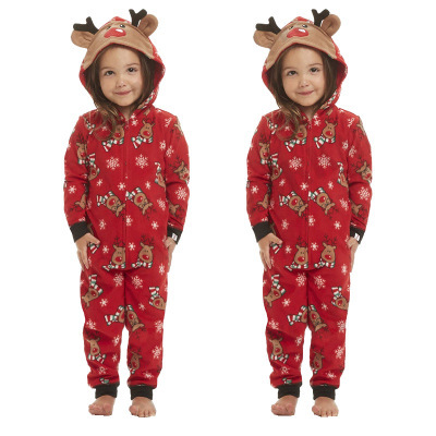 Reindeer Print Winter Pajamas - Image 4