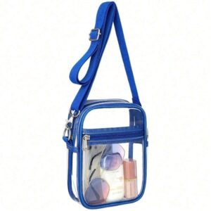 Clear Zip Crossbody Bag