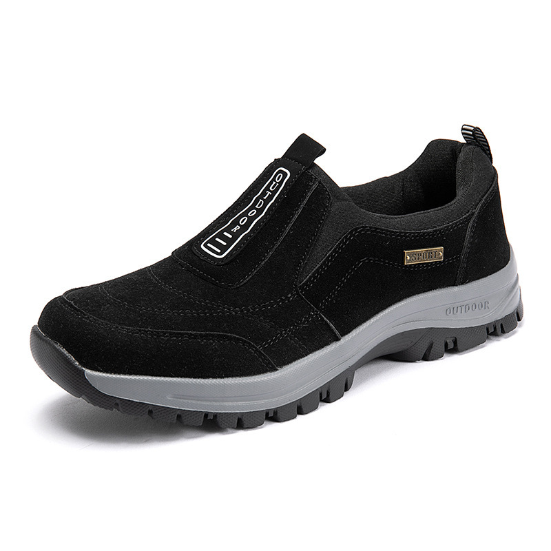 Men's Slip-On Outdoor Shoes in Black
