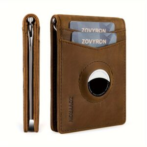 Slim Bifold Wallet with Tracker Pocket
