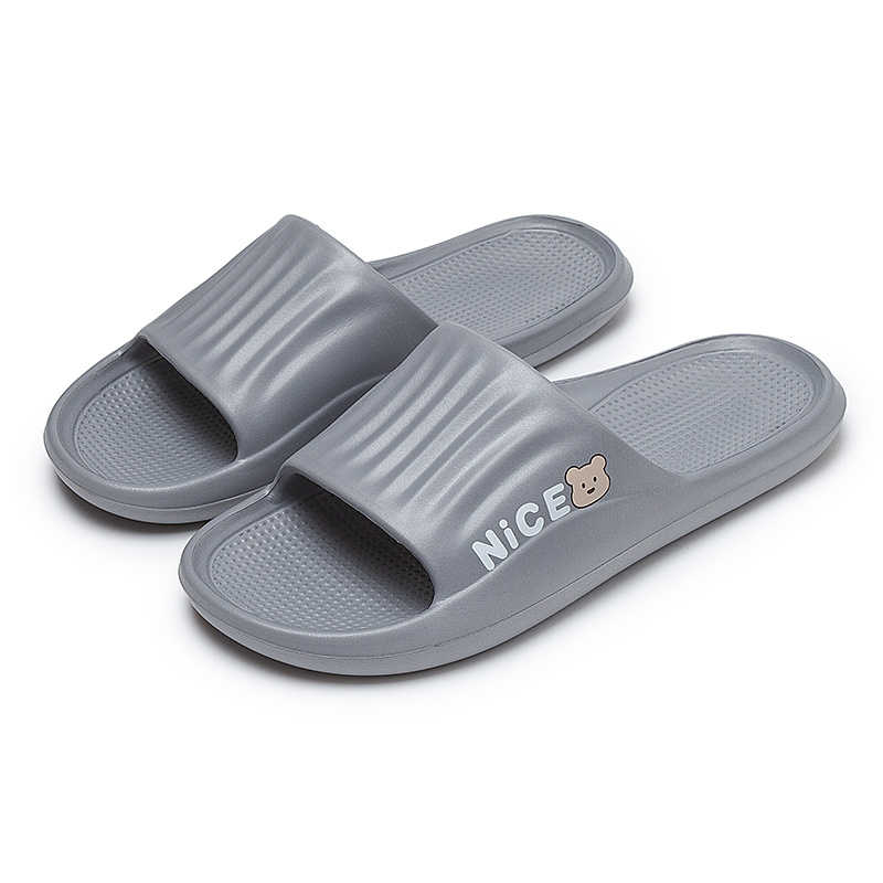 Men's EVA Shower Slides in Grey