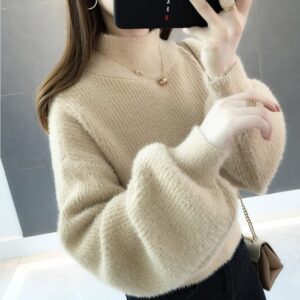 Women’s Balloon-Sleeve Sweater
