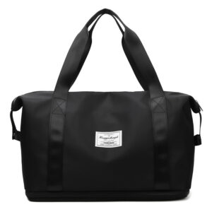 Expandable Gym Tote with Wet Pocket