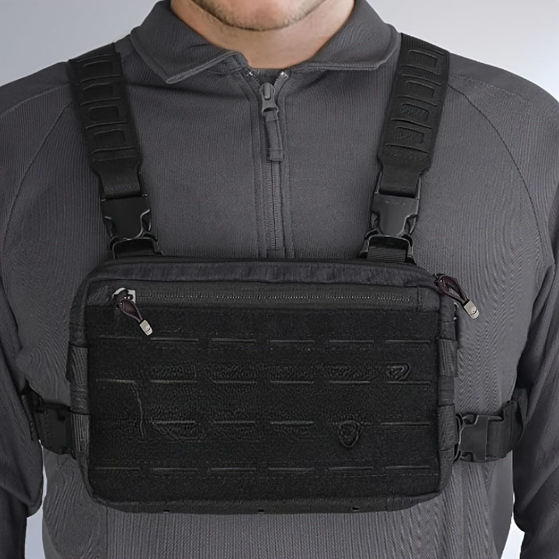 Chest Utility Bag in Black