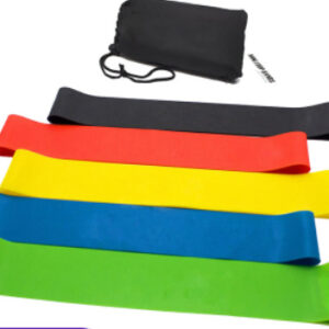Five-Pack Latex Mini Resistance Bands