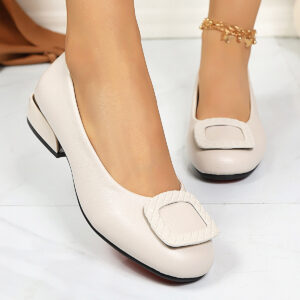 Women’s Woven Buckle Flats