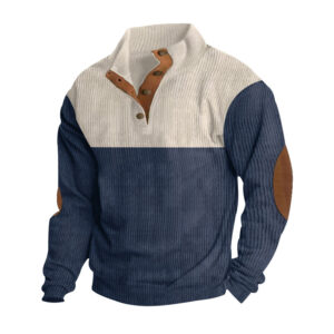 Men’s Stand-Collar Sports Pullover