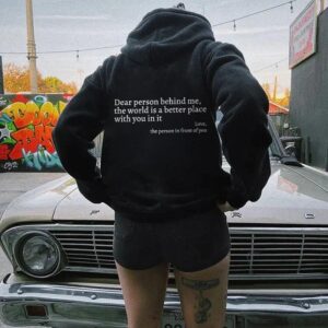 Women’s Letter Print Hoodie
