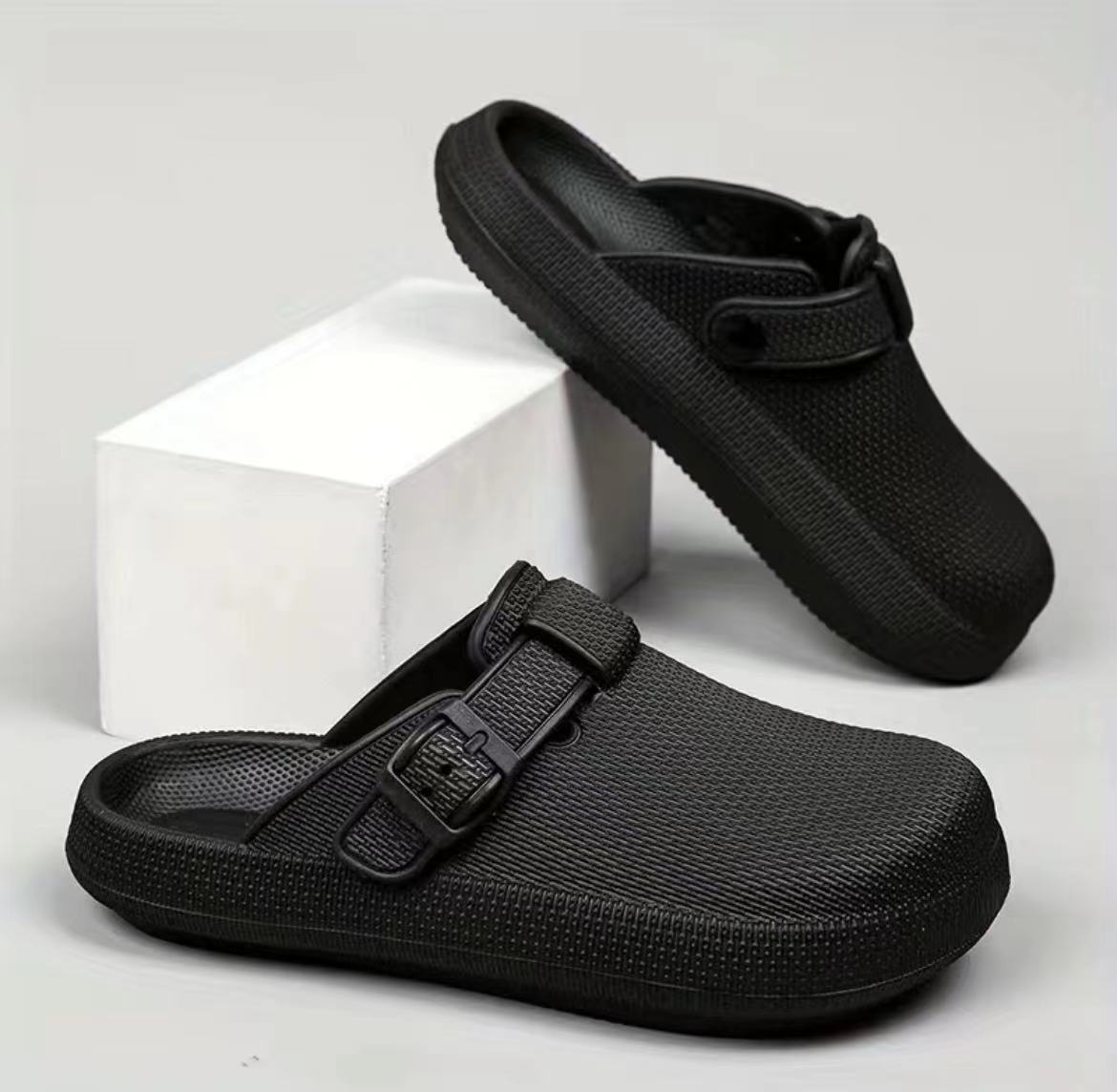Men's EVA House Slides in Black