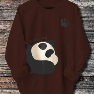 Women’s Panda Print Hoodie